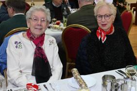 Kells and Connor Senior's festive lunch