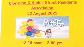 Clonavon and Kinhilt Street 'fun day' details