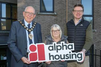 New housing association scheme is officially opened in Cullybackey