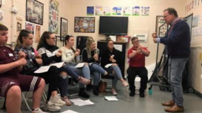 Ballymena man praised by national sign language charity for 26 years of service