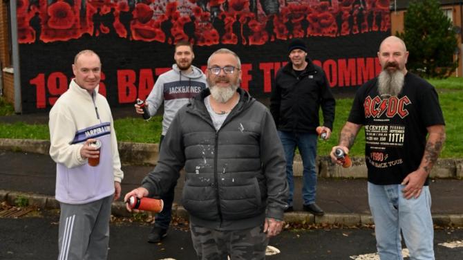Painting new Somme mural was 'great honour' says artist