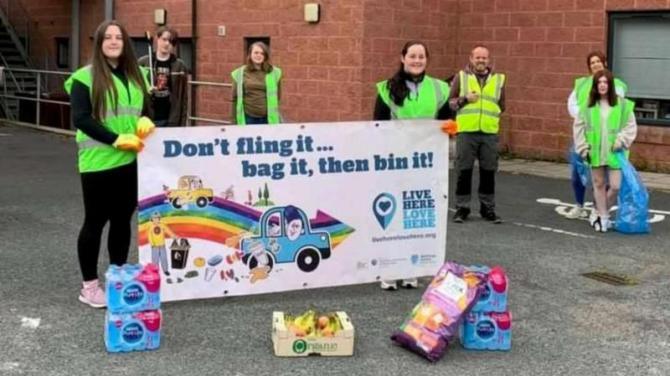 Cullybackey Community Partnership receives the Kings Award for Voluntary Service