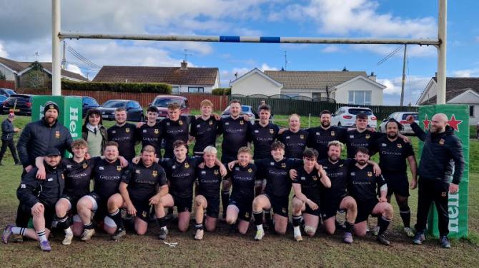 Ballymena 2nd XV in Towns' Cup Final
