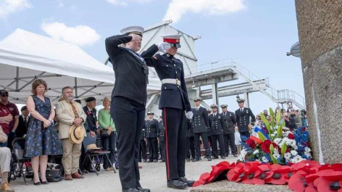 Ballymena Sea Cadet takes part in D-Day commemorations