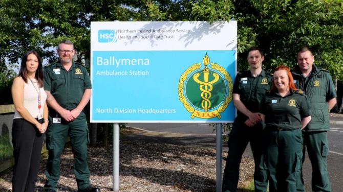NIAS launch Integrated Clinical Health hub at Ballymena ambulance station