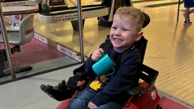 Appeal for 'Tiny Trax' wheelchair for Isaac