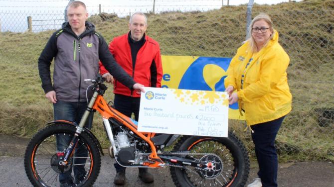 £2,000 raised through Marie Curie Charity Trial