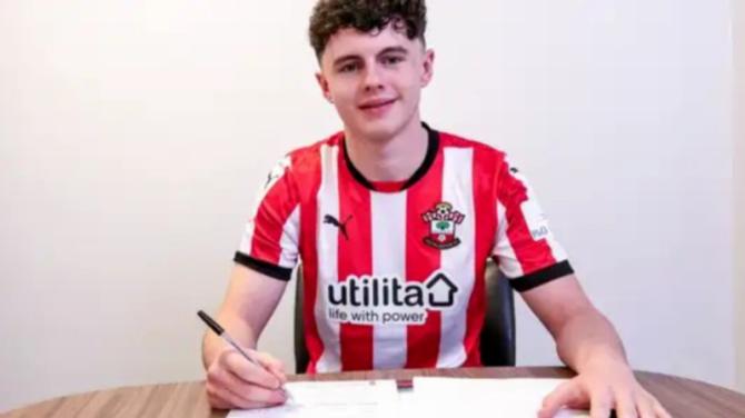 Ballymena United's Luke Hawe signs for Southampton FC
