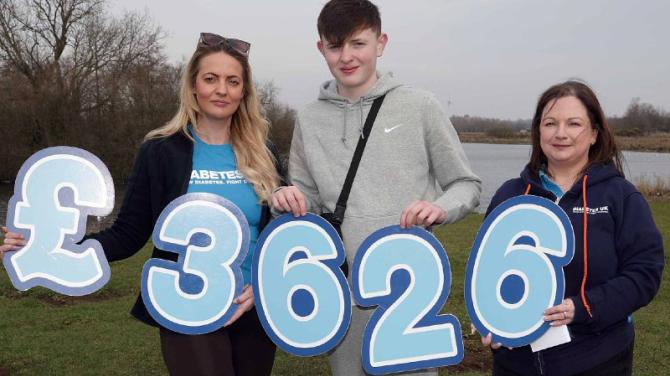 Kira Louise remembered as £3,626 cheque is presented