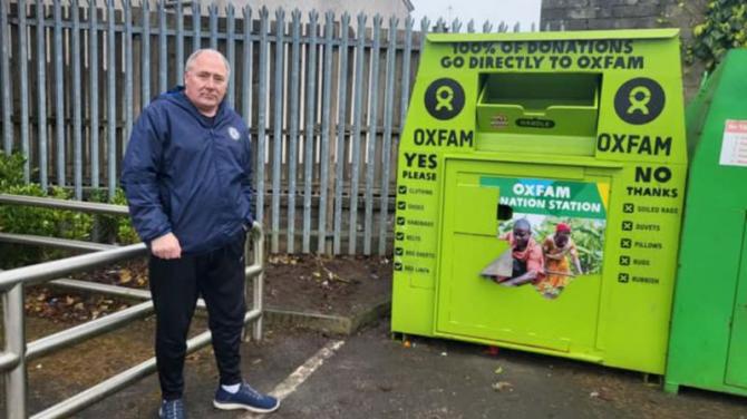 Councillor requests removal of 'unsightly' recycling clothing bins