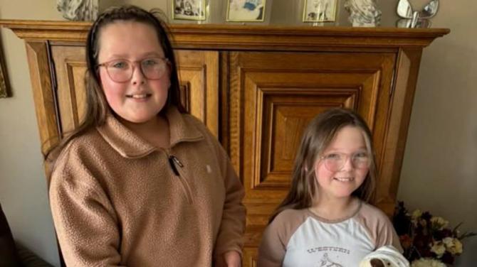 Cora and Bella raise vital funds for Angel Wishes