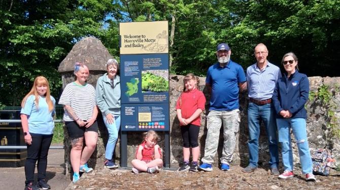 History of 'Moat Hill' highlighted thanks to efforts of local enthusiasts