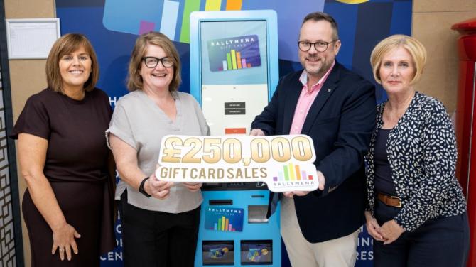 Spending power! Ballymena's Card surpasses £250,000 in sales