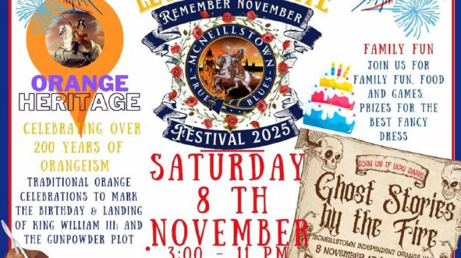 History with a spooky twist at McNeillstown ILOL's 'Remember November' festival