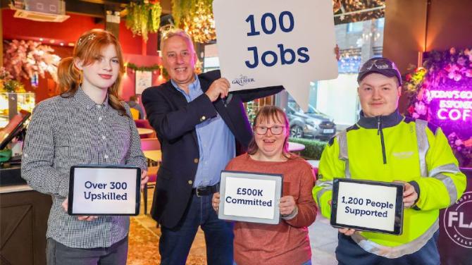 &pound;500K investment from Gallaher Trust