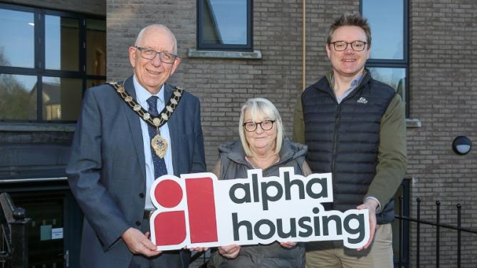 New housing association scheme is officially opened in Cullybackey